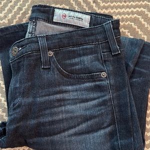 AG Adriano Goldschmied The Stilt Cigarette Leg Blue Jeans Size 25